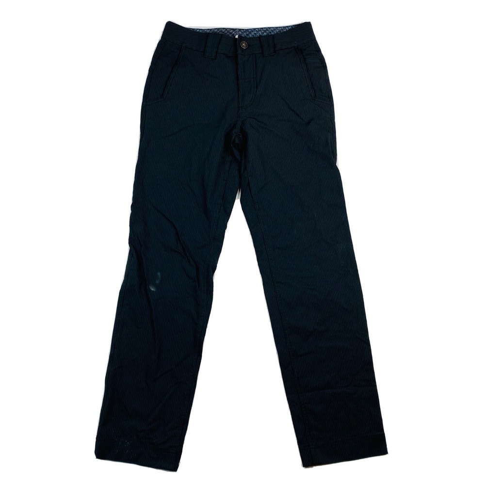 Lululemon Thick Nylon Mens Hiking Striped Black Pant Size 30X30 GUC